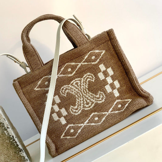 TRIOMPHE 26 FABRIC BROWN WHITE