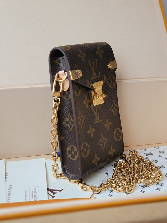 1V Monogram Phone Pouch