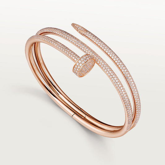 JUSTE BRACELET 3.5MM DOUBLE ROW FULL DIAMOND