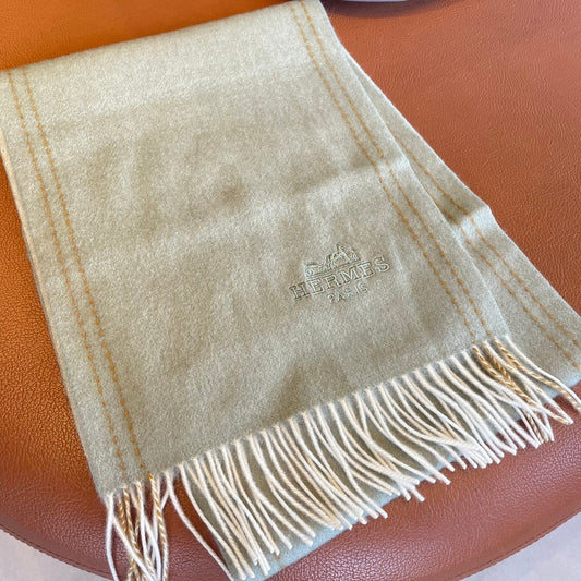 SCARF 180CM BEIGE CASHMERE