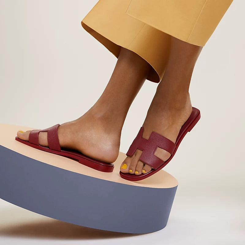 0RAN SANDAL ROUGE H