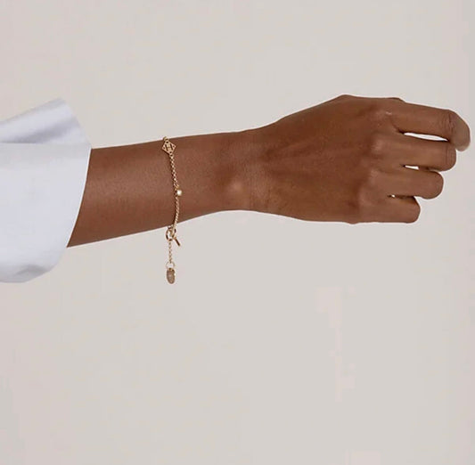 ECHAPEE PINK GOLD BRACELET