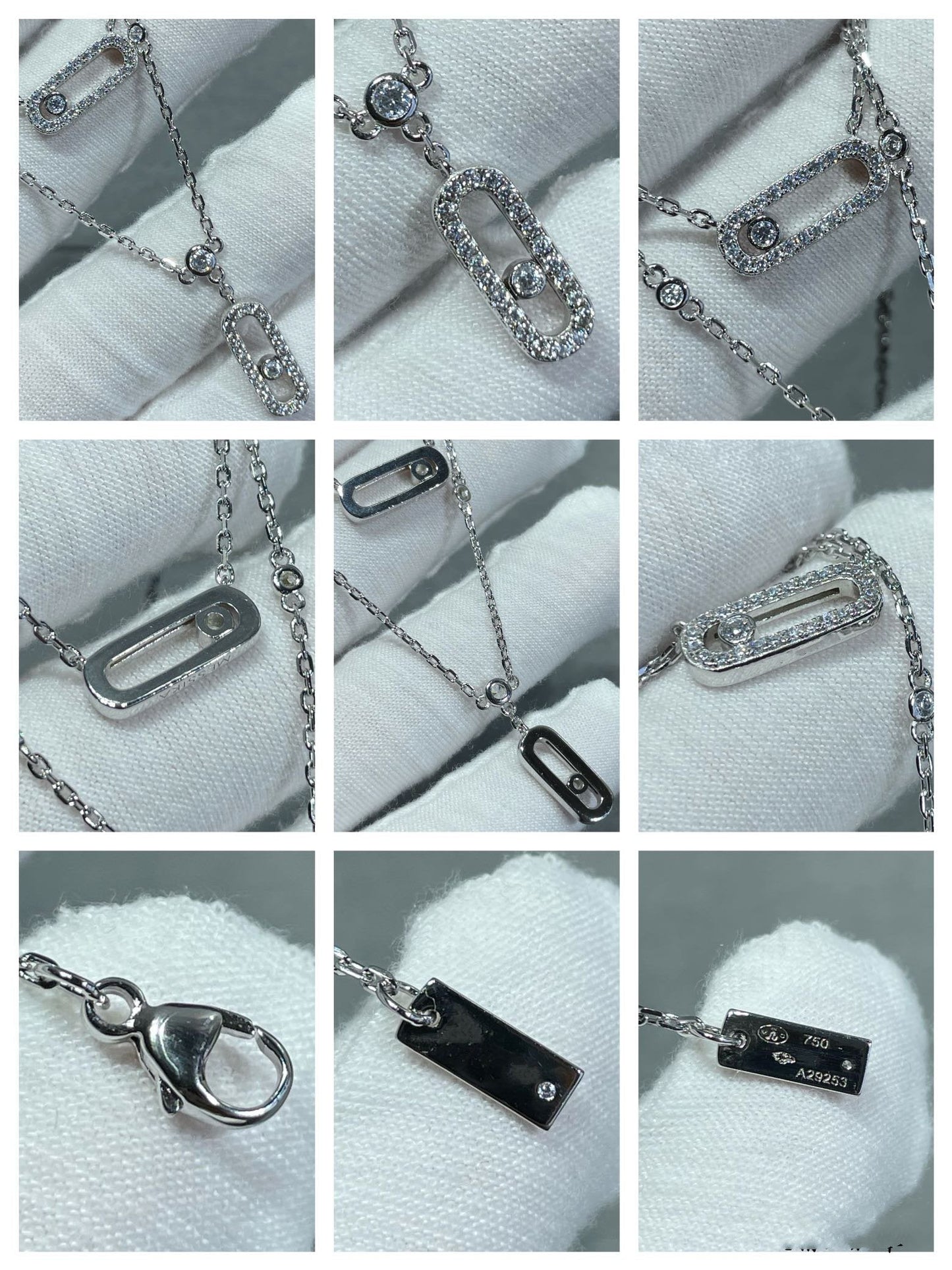 MOVE 2 ROW DIAMOND NECKLACE