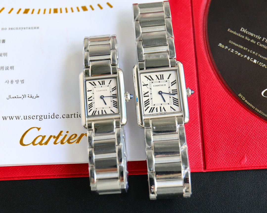 TANK MUST SMALL STEEL WHITE DIAL