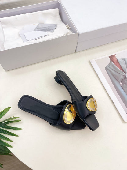 CD FOREVER HEELED 1.5CM BLACK