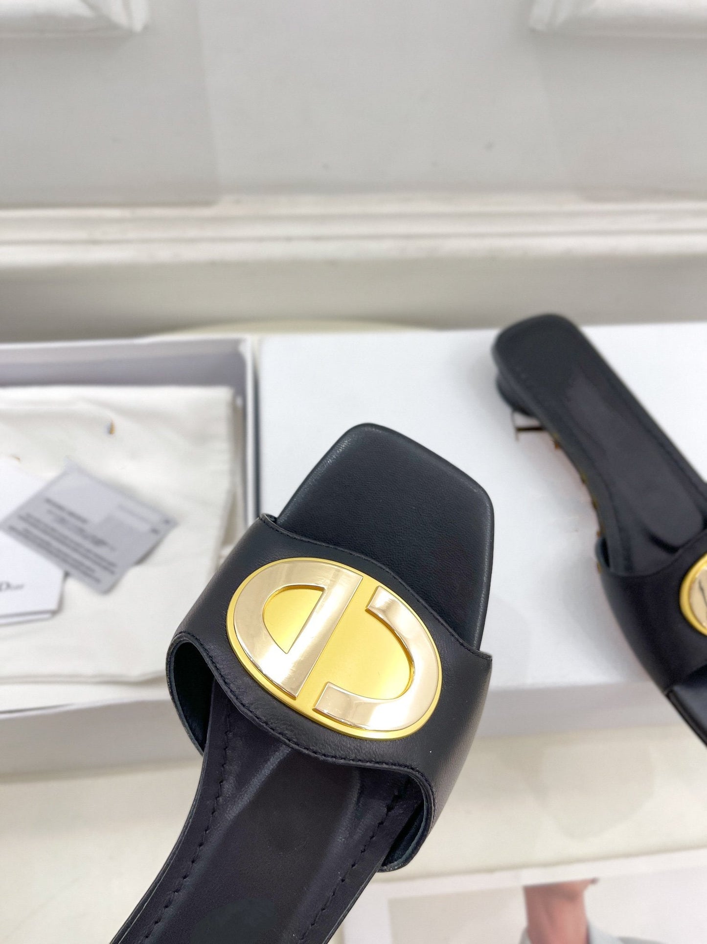 CD FOREVER HEELED 1.5CM BLACK