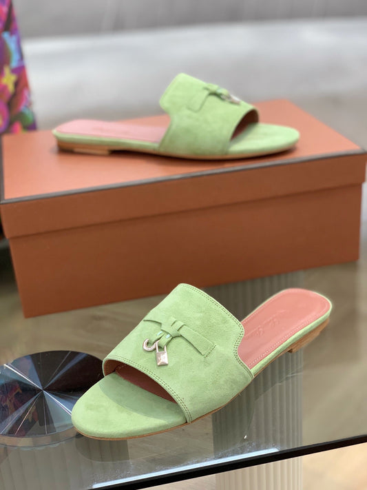 LP SUMMER CHARMS SANDALS MINT SUEDE