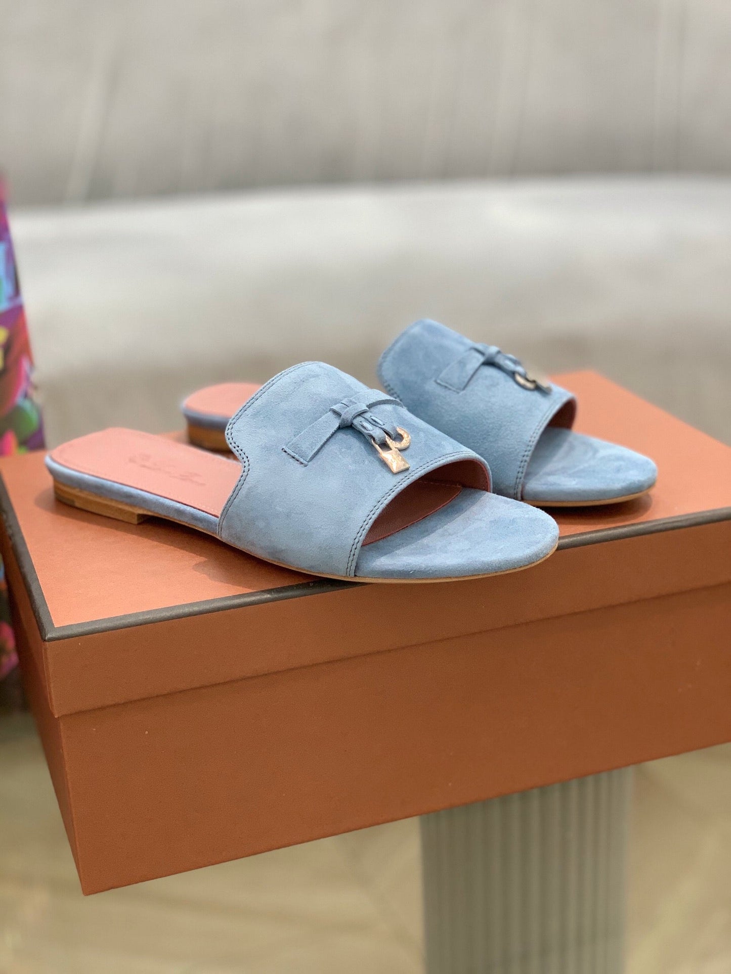 LP SUMMER CHARMS SANDALS SAPPHIRE SUEDE