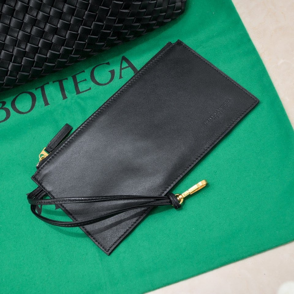 Large Cabat 45cm Black Lambskin Ghw