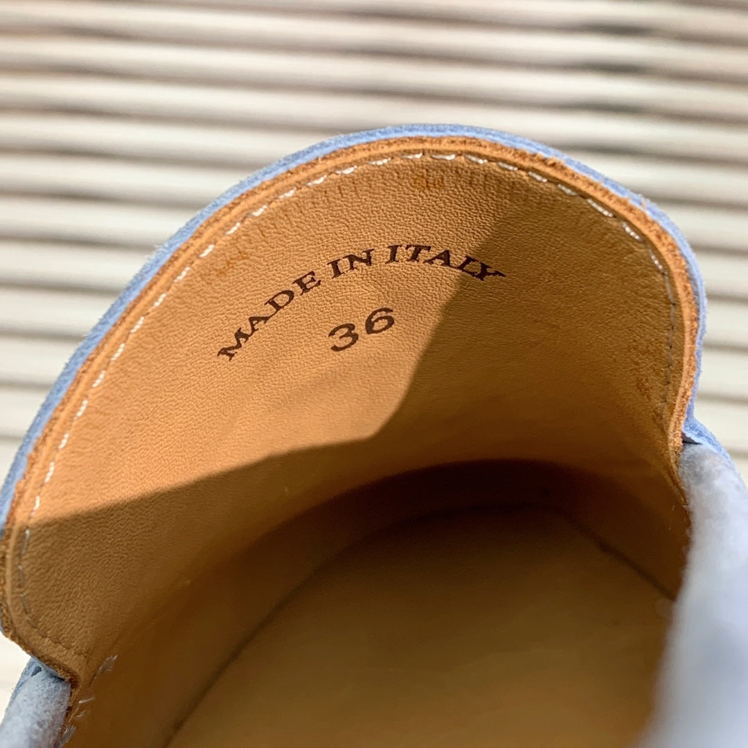 LP SUMMER WALK TASSELS LOAFERS CERULEAN SUEDE