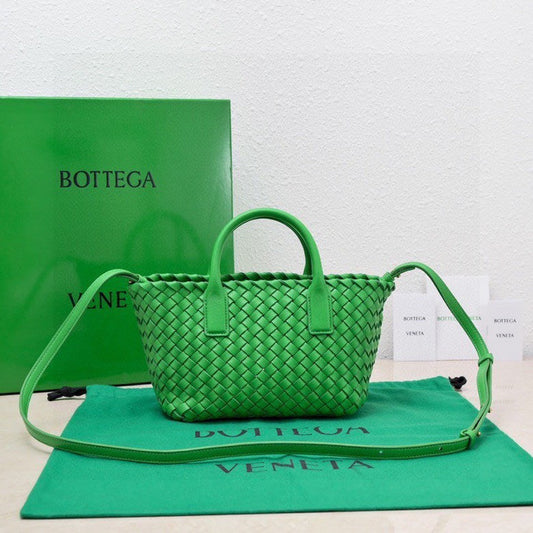 Mini Cabat 20cm Dark Green Lambskin Ghw