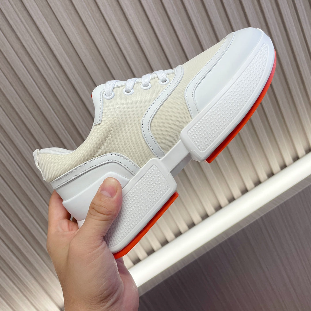 GIGA SNEAKER BLUE PASTEL PINK WHITE CALFSKIN