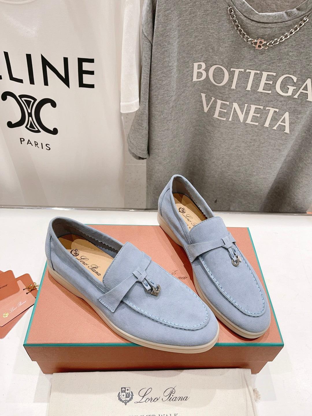 LP SUMMER CHARMS WALK LOAFERS SAPPHIRE SUEDE