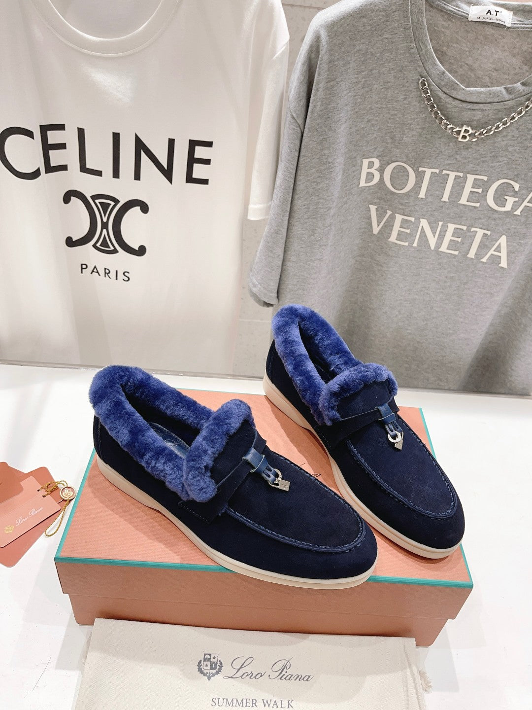 LP SUMMER CHARMS WALK LOAFERS INDIGO FLEECE