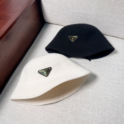 BUCKET HAT IN BLACK WOOL 348166
