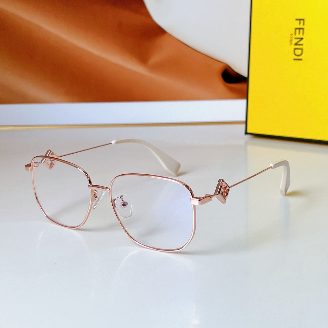 TRAVEL SQUARE FRAME SUNGLASSES FE50111F IN METAL