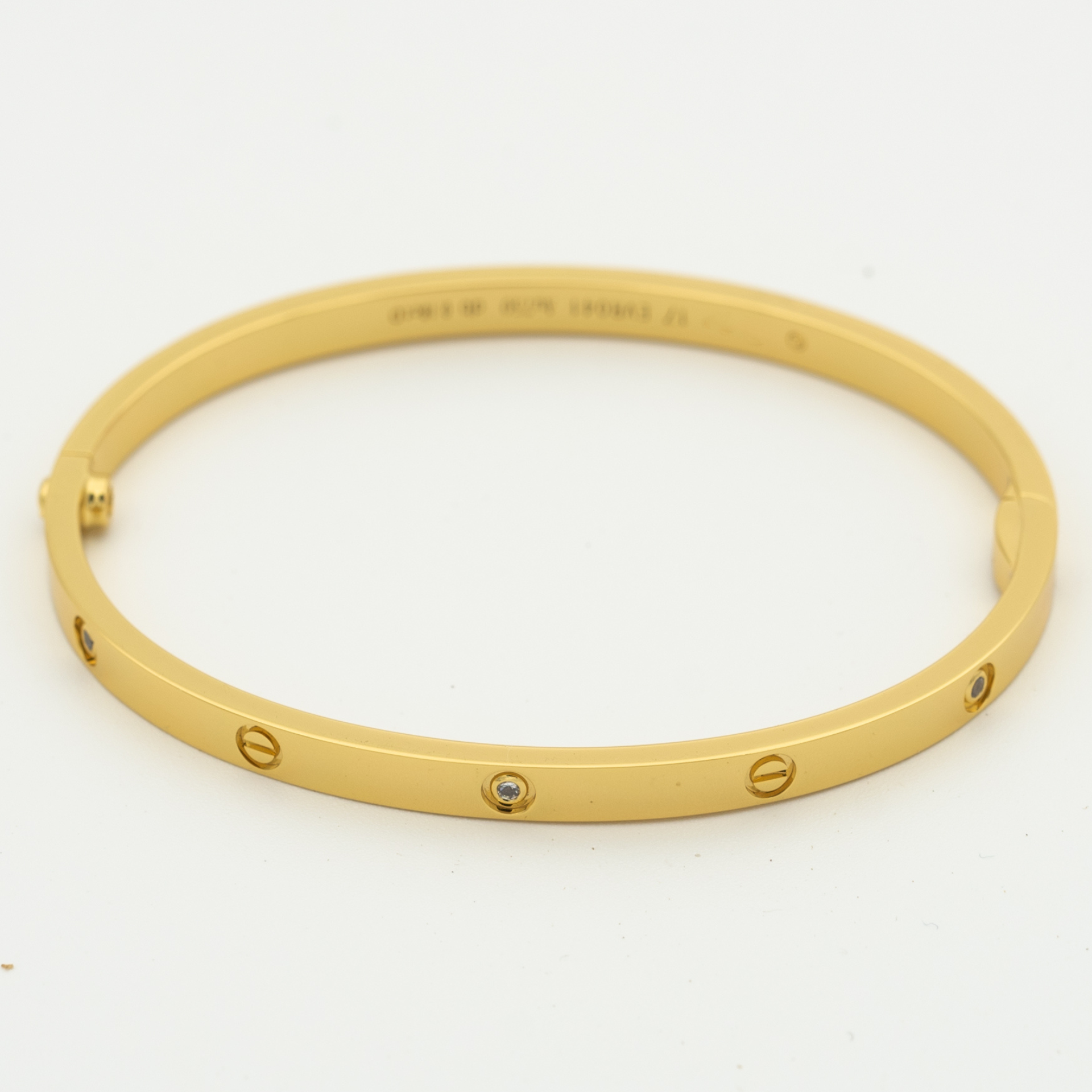 LOVE BRACELET 3.65MM 6 DIAMONDS
