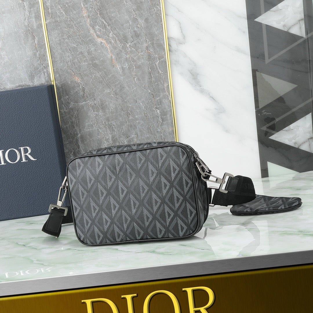 CD Diamond Messenger Bag