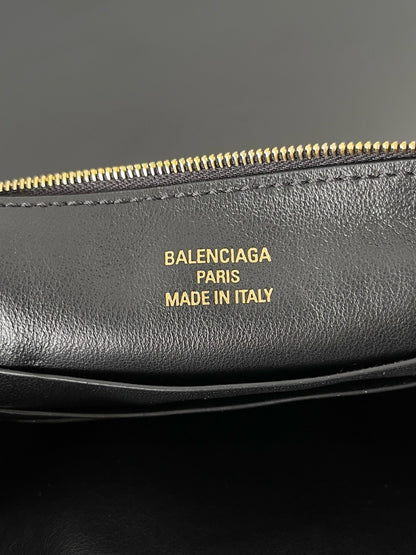 RODEO 22 IN BLACK CALFSKIN GOLD HARDWARE