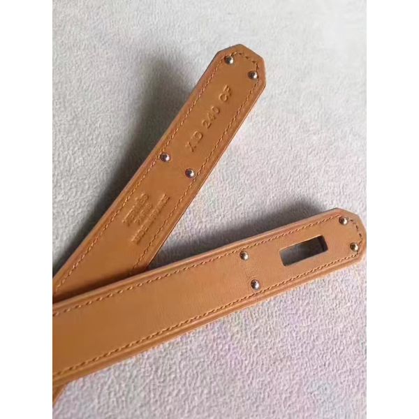 HERM Kelly 18 Belt In Taupe Epsom Leather
