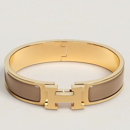 HERM Chataigne Enamel Clic H Bracelet