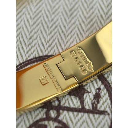HERM Yellow Enamel Clic H Bracelet