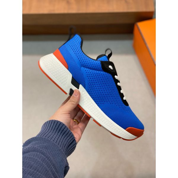 HERM Heros Sneakers in Blue Technical Knit