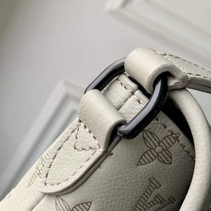 PULSE WEARABLE WALLET 22.5 IN SAND MONOGRAM SHADOW EMBOSSED CALFSKIN