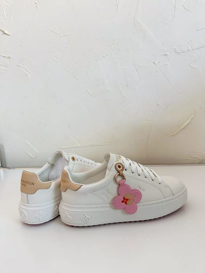 TIME OUT SNEAKER IN WHITE CALFSKIN
