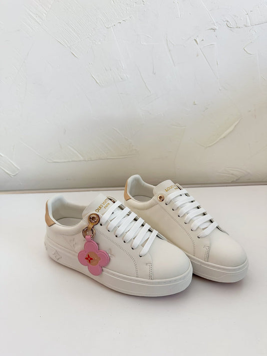 TIME OUT SNEAKER IN WHITE CALFSKIN