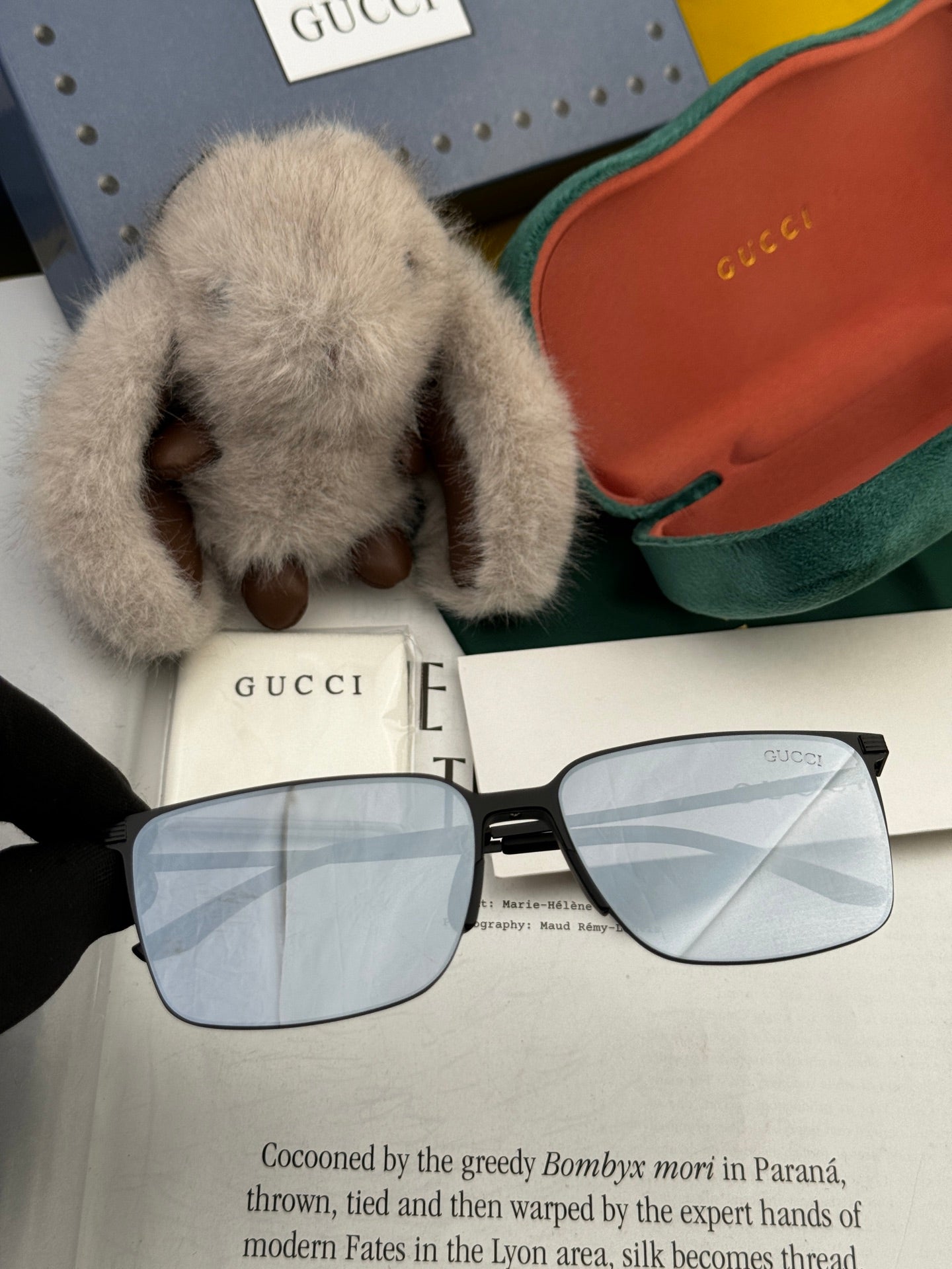 RECTANGULAR FRAME SUNGLASSES G01810 IN METAL