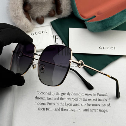 SQUARE FRAME SUNGLASSES G7639 IN METAL
