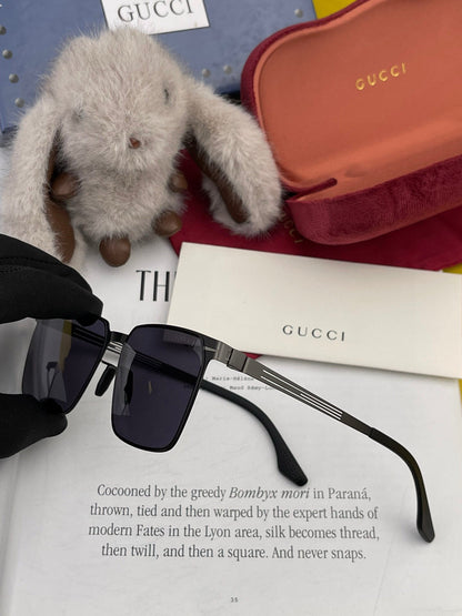 RECTANGULAR FRAME SUNGLASSES 1862 IN METAL