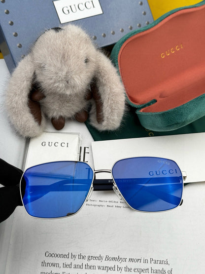 SQUARE FRAME SUNGLASSES G61806 IN METAL