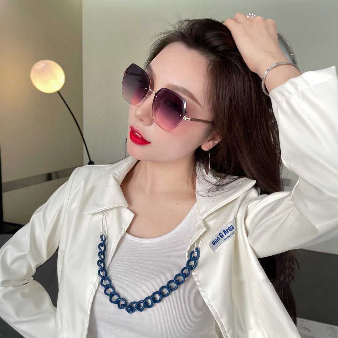 SQUARE SUNGLASSES CH0922 IN METAL
