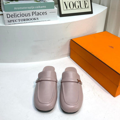 IENA MULE CREPE CALFSKIN