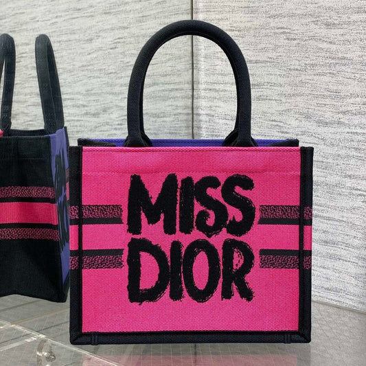 BOOK TOTE 26 CM IN COLORFUL CANVAS 226509
