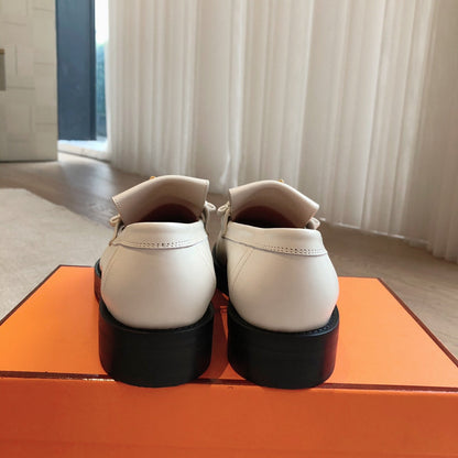 IMPACT LOAFER 25 WHITE CALFSKIN