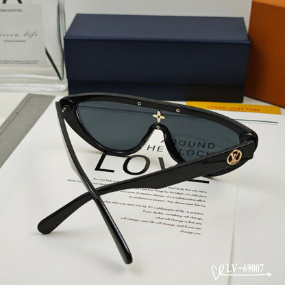 SPLIT CAT EYE SUNGLASSES 69007 IN ACETATE