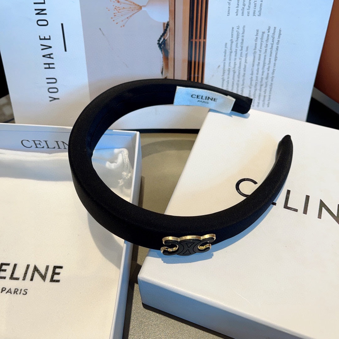 BLACK FABRIC HAIRBAND 427319