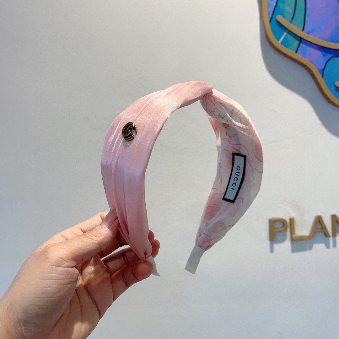 CHIFFON HEADBAND CREPE PINK 429327