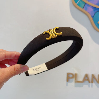 BLACK FABRIC HAIRBAND 432748