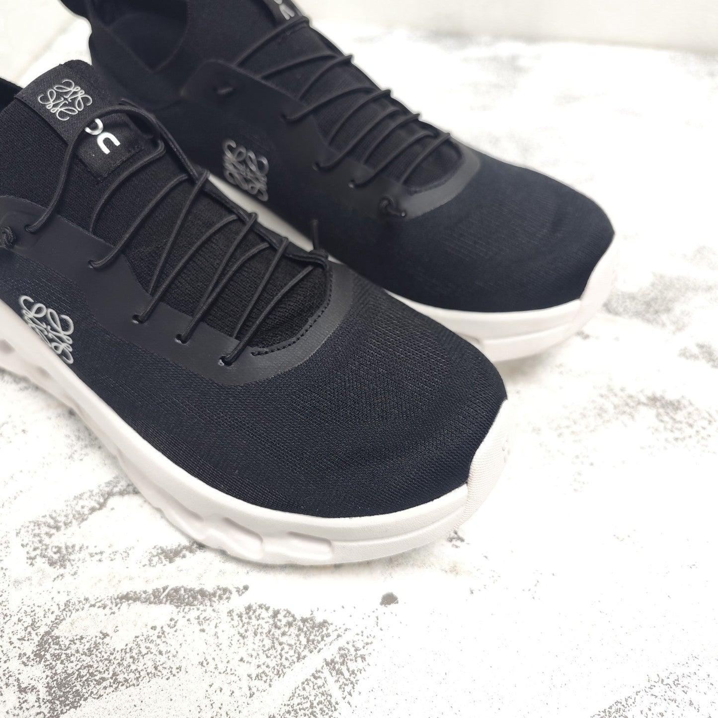 CLOUDTILT SNEAKER 2.0 IN BLACK RECYCLED POLYESTER