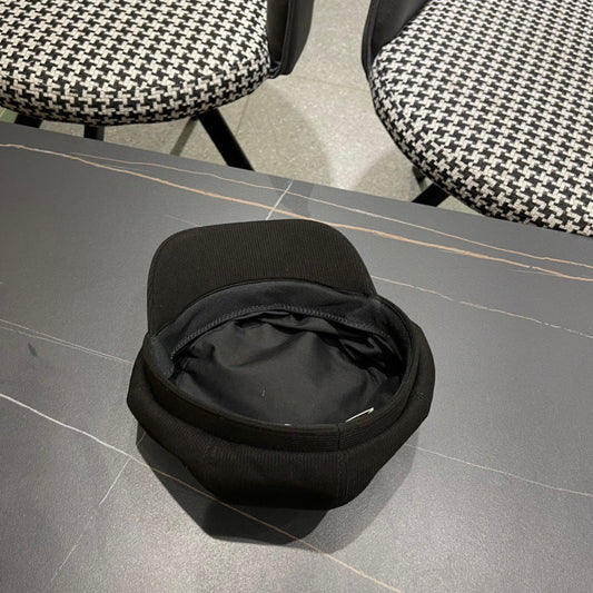 BAKER BOY HAT IN BLACK COTTON 429850