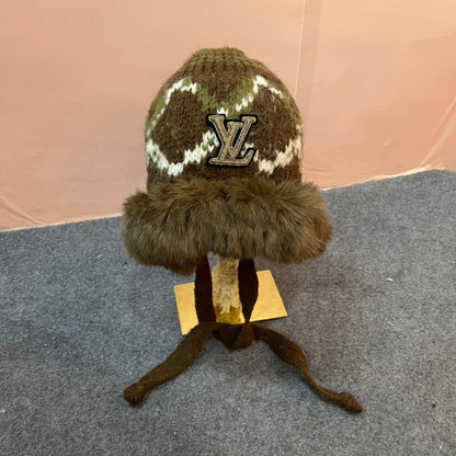 KNITTED WOOL HAT COLORFUL 436581