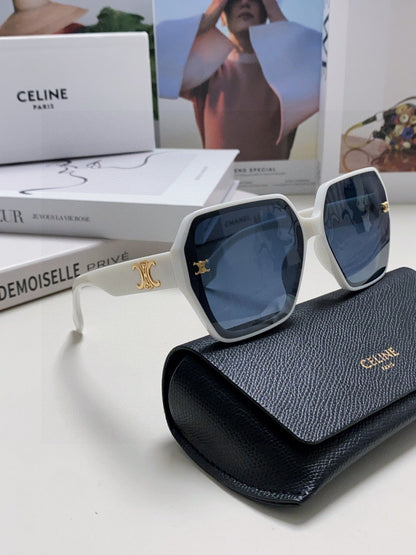 TRIOMPHE SUNGLASSES 552771 IN WHITE ACETATE