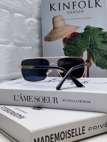 SQUARE FRAME SUNGLASSES 576880 IN METAL
