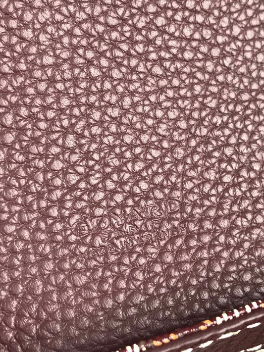 GRAND BLEU 16 IN WINE RED GOYARDINE CANVAS AND LAMBSKIN