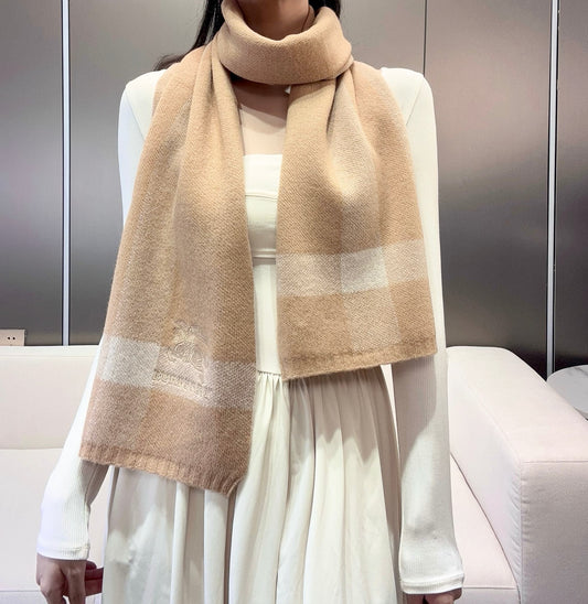 SCARF 190 CM IN TUSCAN BEIGE CASHMERE  398394
