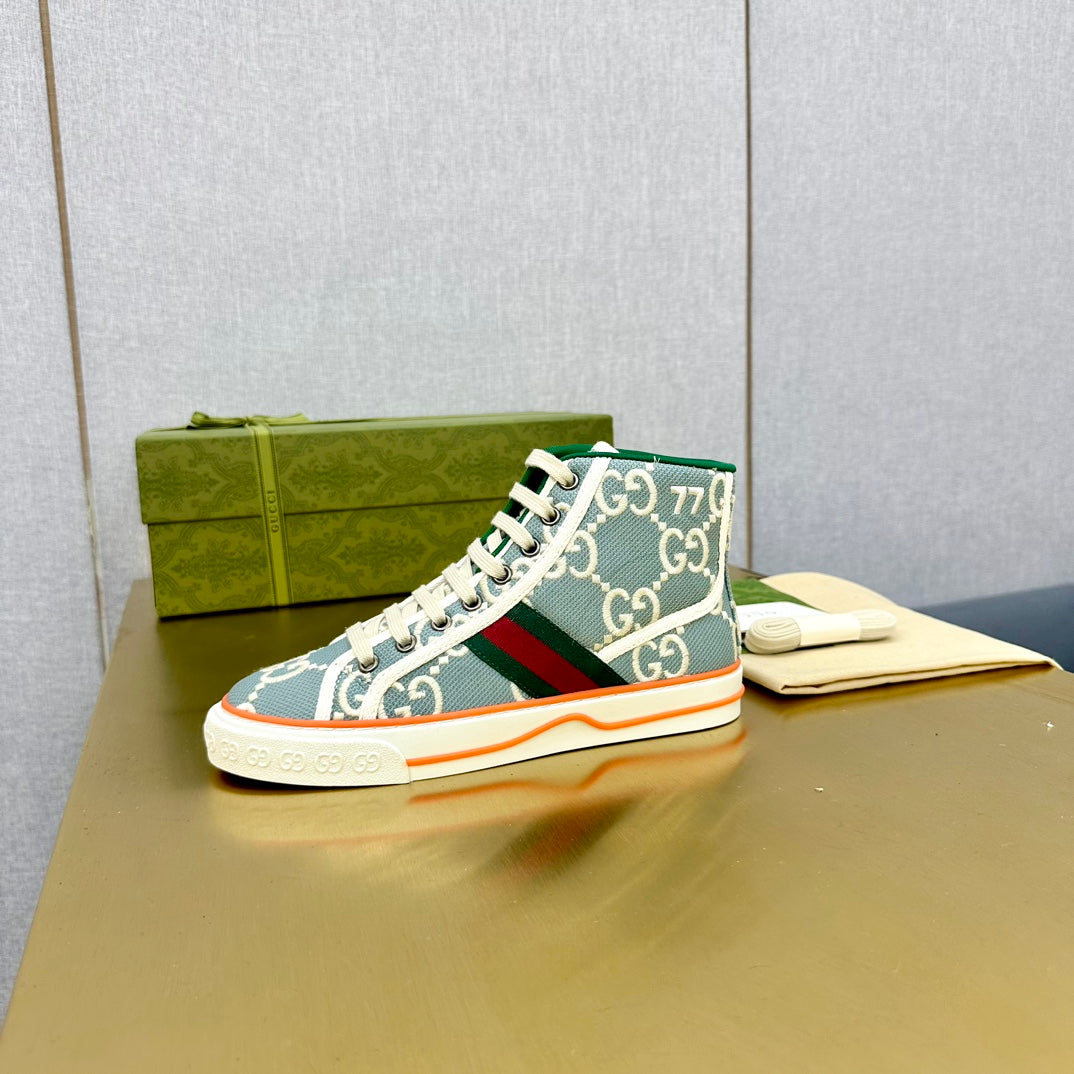 GG TENNIS 1977 HIGH-TOP TRAINER SKY CANVAS